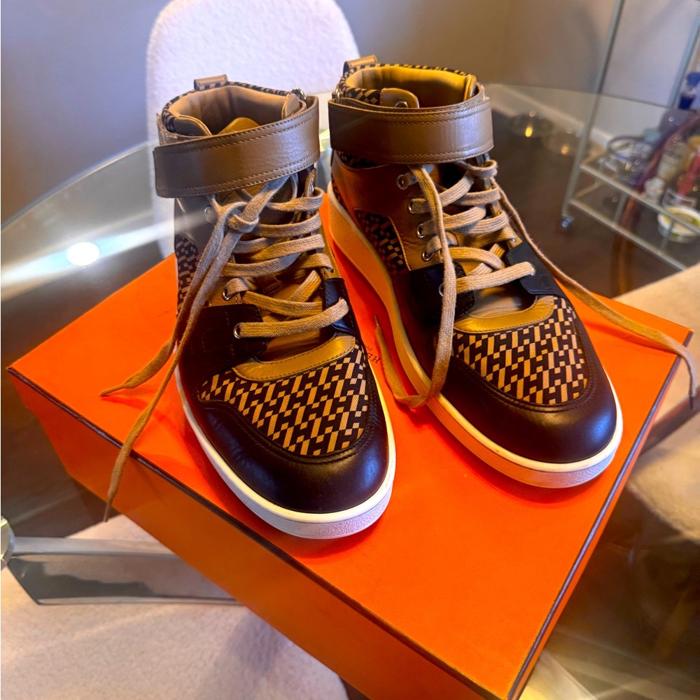 Men’s Hermes Shoes.  Gently used paid over $1400 for them. Men’s Size 44.5